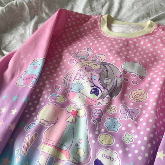 Merbunnybaby kawaii sweater - Picture 2 of 3